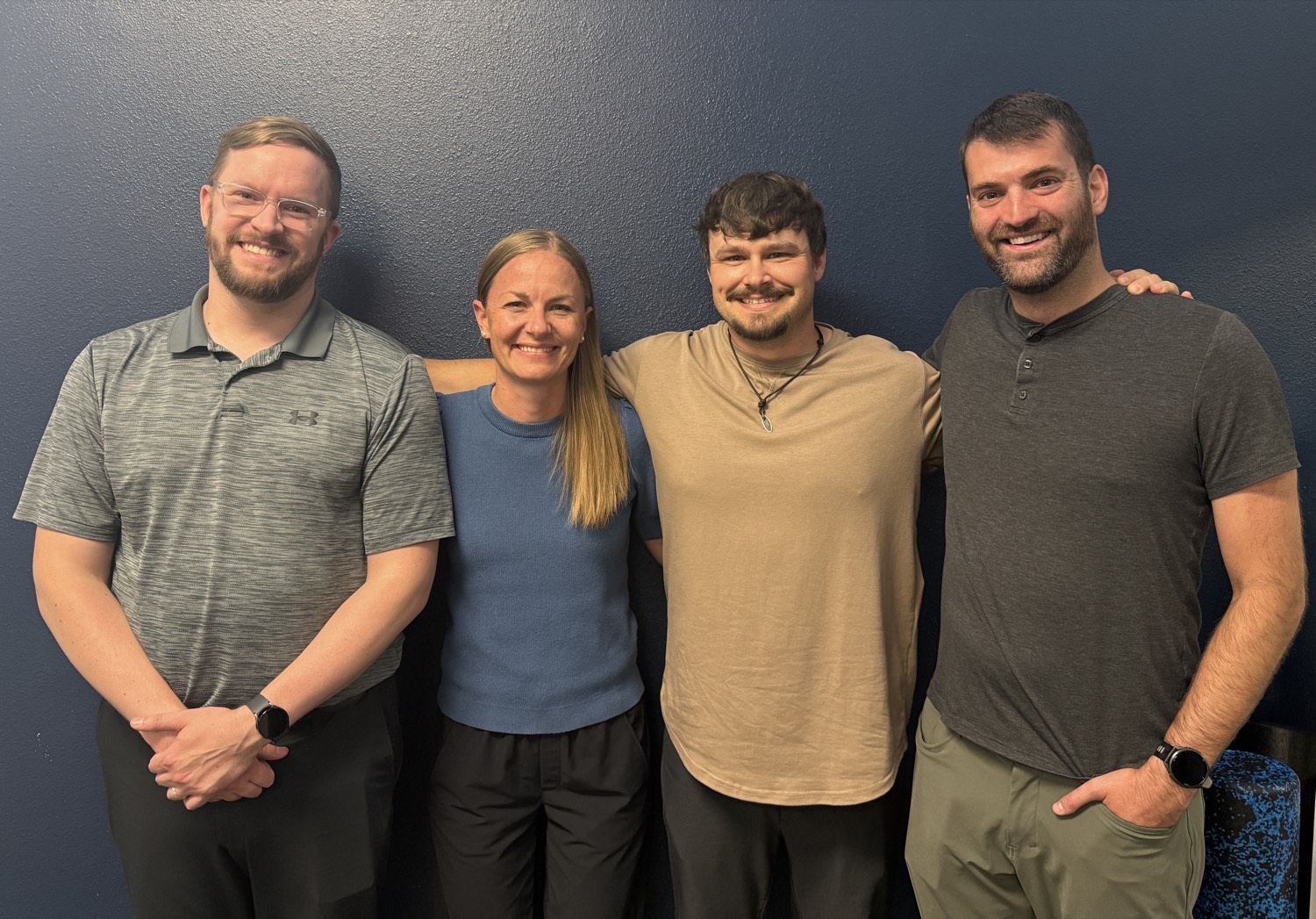 The Resolve Physical Therapy team — four doctors of physical therapy in Bend, Oregon